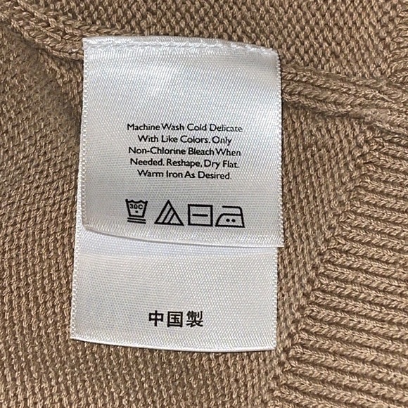 Eddie Bauer Tan Knit Cardigan - Picture 4 of 6